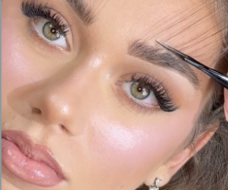brow extensions with real human hair